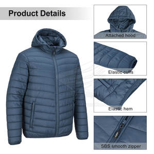 Chaqueta Acolchada para Hombre, Diseño Moderno, Manga Larga, Servicio OEM, Nailon/Poliéster, Invierno - Product Image 5