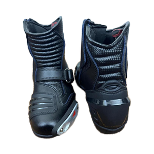 Bottes de moto en cuir de course pour motard, unisexes, à manches longues, de haute qualité, fabriquées sur mesure, respirantes, qualité professionnelle - Product Image 2