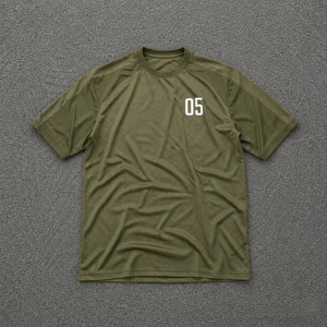 High Quality Men's Olive Green Blank Soccer Jersey Quick Dry Crew Neck Football Training Shirt - Product Image 1