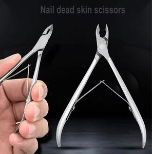 Cortacutículas Profesional de Acero Inoxidable con Cuchilla Recta Ultra Afilada, Apertura de Mandíbula Ancha, Doble Resorte, Herramienta de Salón - Product Image 2