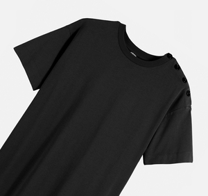 Vestido Camiseta Casual Holgado de Verano para Mujer, Manga Corta, Transpirable, Ligero, de Alta Calidad, con Botones en los Hombros, 2026 - Product Image 6