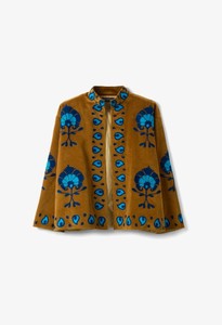 Nouvelle Veste Femme Bohème en Velours Brodé Suzani, Style Frais et Exclusif, Manteau d'Hiver Classique avec Doublure Intérieure, Blazer Chaud - Product Image 5