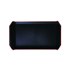 Fairtech FL-D01 Plateau en plastique jetable PP - Boîte de rangement pour téléphone portable/montre connectée/électronique grand public - Noir-Rouge - Rectangle - Alimentaire - Product Image 4