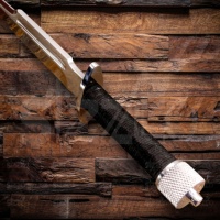 Couteau de survie à lame fixe de style Rambo en acier D2 fait main, idéal pour la chasse, le camping, le camping en plein air, OEM, meilleur cadeau