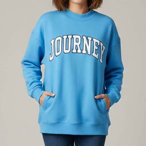 Warm Fleece Everyday Sweatshirt Style Minimal Casual Oversized <b>Mock</b> <b>Neck</b> <b>Top</b> Oversized <b>Mock</b> <b>Neck</b> Sweatshirt Comfortable OEM - Product Image 1