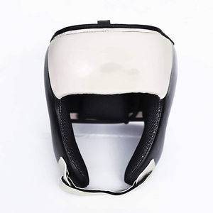 อุปกรณ์ป้องกันศีรษะสำหรับฝึกซ้อมมวยแบบเต็มหน้า ยี่ห้อ Five B Wholesale Boxing Training Head Guard ทำจากหนัง สำหรับฝึกคิกบ็อกซิ่งและมวย - Product Image 1