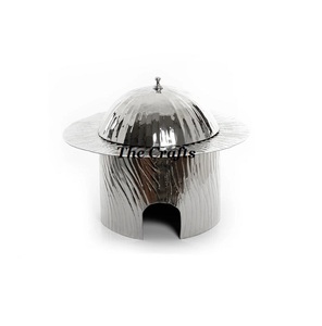 Olla para calentar alimentos de acero inoxidable personalizada OEM con perilla de diseño, para uso doméstico y hotelero, tipo buffet. - Product Image 3
