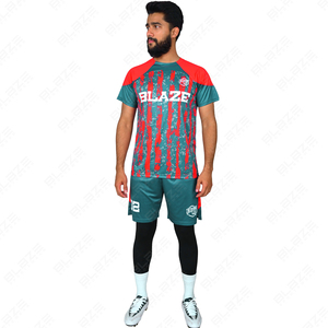 Ensemble de vêtements de football personnalisés, uniformes, nouveau design de maillot de football pour hommes, ensemble de maillots de football en polyester à séchage rapide bon marché, maillot de football - Product Image 6