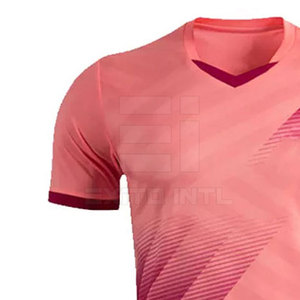 Camiseta de Fútbol Rosa para Hombre, Sublimada, de Poliéster, Secado Rápido, para Entrenamiento, Club, Equipo, Manga Corta, Ropa Deportiva - Product Image 2