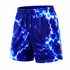 Shorts de basket-ball pour hommes, nouveaux, été, fins, respirants, séchage rapide, style américain, amples, shorts de sport - Product Image 4