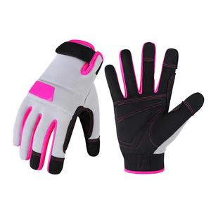 Gants d'hiver en acrylique, longueur poignet, résistants au froid, coupe-vent, décontractés, à doigts entiers, compatibles écran tactile, tricot doux - Product Image 4