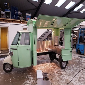 Carrito de comida callejera de lujo con carrocería de tres ruedas eléctrica para cocina comercial y entrega de alimentos - Product Image 6