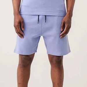 Ensembles T-shirt et short d'été pour hommes 2026, 100 % coton tissé, coupe classique, streetwear, prix abordable, avec logo personnalisé - Product Image 6