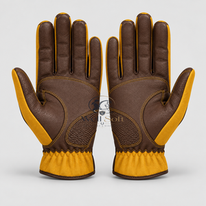 Gants d'équitation durables avec doigts flexibles, paumes renforcées et intérieur doux pour l'entraînement, la pratique et les longues séances d'équitation - Product Image 5