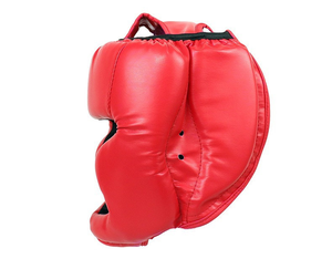 Casco de Taekwondo para Grappling, Boxeo y Muay Thai con Protector Bucal, Equipo de Protección de PU y Cuero - Product Image 4