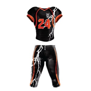 Uniforme de Fútbol Americano Transpirable de Talla Grande, 100% Poliéster, Venta al Por Mayor, Material Duradero - Product Image 1