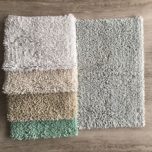 Tapis de bain en coton doux de qualité supérieure pour le sol de la salle de bain, absorbants, lavables, tapis de bain rectangulaires pour un usage domestique - Product Image 1