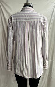 Camisa elegante de manga larga de mezcla de algodón informal para mujer, ropa de oficina, camisa de moda en tendencia - Product Image 2