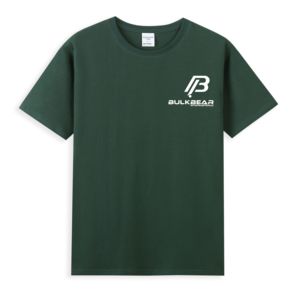 T-shirt Homme Coupe Droite 100% Coton Épais Streetwear Épaules Tombantes Tricoté Uni Personnalisable Impression Décontracté Rapide - Product Image 1