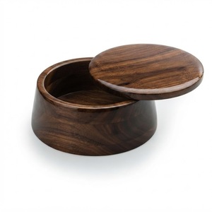 Handcrafted Wood Tortilla Warmer Box with Swivel <b>Lid</b> Chapati Holder Premium Insulated Wooden Pancake Keeper for Modern Kitchens - Product Image 1