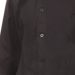 Chaqueta de Chef Unisex de Mezclilla Tejida con Logotipo Personalizado, Mangas Cortas/Largas, Uniforme para Restaurante, Hotel, Cocina y Servicio de Alimentos - Product Image 5