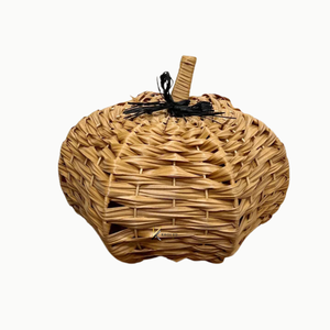 Decoración de Halloween de Calidad de Exportación, Hecha a Mano con Ratán Natural y Jacinto de Agua, Diseño de Calabaza, Duradera, para Uso en Interiores y Exteriores, en Caja de Regalo - Product Image 5