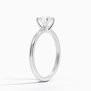 Bague BOJ 72 en argent 925 avec halo de pierres et solitaire en diamant, coupe ronde, 2 carats, couleur D, VVS1, moissanite certifiée GRA, prix bas - Product Image 2