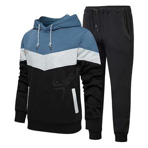 Nouveau modèle Vente en gros Pantalon de survêtement en molleton imprimé de logo personnalisé/brodé/Sweat-shirt Survêtements innovants à fermeture éclair sur le devant pour hommes - Product Image 1