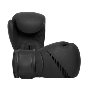 Children Boxing Gloves New Style Leather Training Fight Sparring Adjustable Wrist <b>Strap</b> Custom Logo Breathable Ventilated Palm - Product Image 4