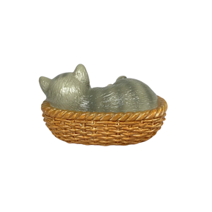 Decoración creativa para el hogar y la sala de estar, estatua hecha a mano de Vietnam Groovy Cat, adorno de resina de estilo artificial, producto de figurita artesanal - Product Image 4