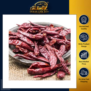 Piment rouge séché entier allongé OCEAN LINK EXIM – Épice naturelle de qualité supérieure pour la cuisine et l'exportation - Product Image 2