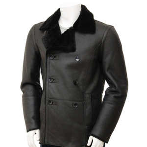 Veste d'hiver pour homme en cuir véritable, design personnalisé, imperméable, respirante, coupe-vent, poids standard, style streetwear - Product Image 1