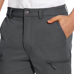 Pantalones Cortos de Senderismo para Hombre, Personalizados, de Alta Calidad, Desmontables, Casuales, Ligeros, Impermeables, Transpirables, Resistentes al Viento, para Verano, Cintura Media - Product Image 6