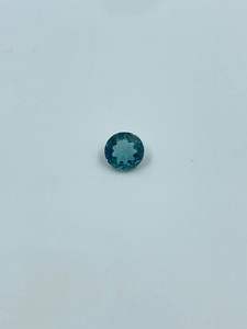 พลอยบลูทัวร์มาลีนธรรมชาติทรงกลมเจียระไนบริลเลียนท์ ขนาด 6.80 มม. น้ำหนัก 0.95 กะรัต คุณภาพสูงสำหรับทำแหวน - Product Image 5