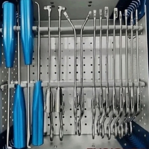 Ensemble de forceps d'arthroscopie 10 pièces, instruments ORL, kit chirurgical avec stérilisation, acier inoxydable réutilisable - Product Image 1