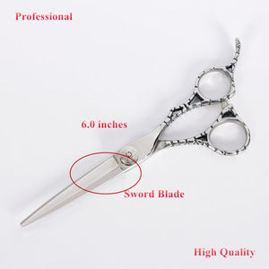 Ciseaux de coiffure 6'' en acier inoxydable JP, ensemble de ciseaux de barbier professionnels pour la coupe de cheveux, avec sac inclus - Product Image 1