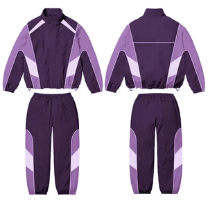Survêtement coupe-vent zippé en polyester pour hommes et femmes, faible MOQ - Product Image 4