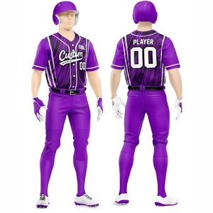 Uniforme de Béisbol con Estampado Puff, Logotipo Personalizado, Impresión en Serigrafía de la Mejor Calidad, Tela Transpirable, Venta Caliente - Product Image 1