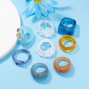 Bague en résine de qualité supérieure du fabricant, bijoux en résine à franges populaires, accessoire de mariage, bagues en résine pour femmes et filles, nouvelle arrivée, faits à la main - Product Image 6
