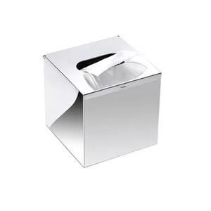 Boîte à mouchoirs carrée en métal doré martelé, porte-serviettes décoratif brillant et poli pour la décoration de comptoir - Product Image 6