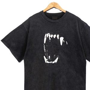 Venta al por mayor de peso pesado lavado con ácido Vintage camiseta para hombres personalizado Casual 100% algodón manga corta de gran tamaño de alta calidad - Product Image 1