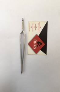 แหนบวางแบร็กเก็ตสำหรับงานทันตกรรม ขนาด 5 นิ้ว ปลายหยัก ผลิตจากเหล็กกล้าไร้สนิมเยอรมัน ใช้งานด้วยมือ ระดับ Class II ได้รับมาตรฐาน CE ISO สำหรับการผ่าตัด - Product Image 6