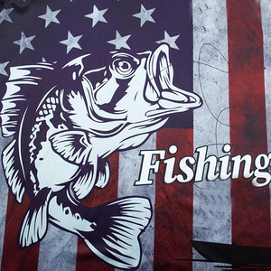 เสื้อเจอร์ซีย์สำหรับผู้ชาย คุณภาพสูง แห้งเร็ว พิมพ์ลายแบบซับลิเมชั่น รับผลิตตามแบบ (OEM) เสื้อแขนยาวสำหรับตกปลา - Product Image 3