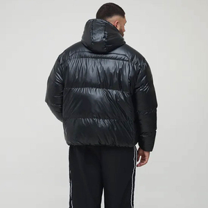 Custom Design Men Winter Puffer <b>Jacket</b> Hooded <b>Warm</b> Bubble <b>Jacket</b> <b>Waterproof</b> Windproof Down <b>Jacket</b> OEM Wholesale - Product Image 2