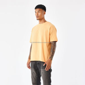 เสื้อยืดคอกลมผ้าฝ้ายหนา 220 กรัม ทรงโอเวอร์ไซส์ ไหล่ตก สำหรับผู้ชาย สไตล์ลำลองสุดเท่ ลายพิมพ์ดีไซน์พิเศษ - Product Image 4