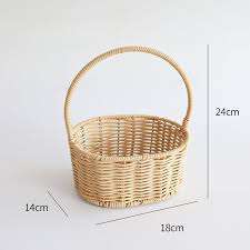Panier à pain en rotin tressé pour présentation en boulangerie, sur table à manger, service de restaurant et accessoires alimentaires de vente au détail - Product Image 3