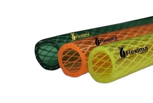 Tuyau d'arrosage en PVC tressé transparent Flexima, diamètre 1'', anti-corrosion et longueurs réglables 20m/50m/100m - Product Image 3
