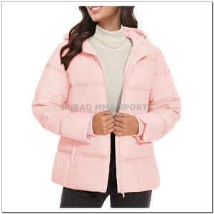 Veste matelassée imperméable personnalisée pour femme, manteau d'hiver rembourré de style designer, en nylon, pour l'extérieur - Product Image 1