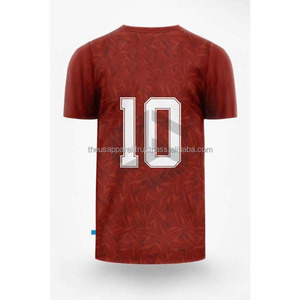 High Quality Breathable <b>Soccer</b> Jersey Custom Low MOQ Tops Shirts Men's Women's Sublimation Football Jersey Polyester Spandex OEM - Product Image 4