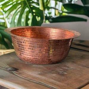 Tazón de Servir de Aluminio Hecho a Mano en India, Duradero, Ecológico y Elegante para Comida, Ensaladas y Postres - Product Image 6